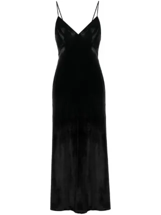 Alice and olivia sales black slip dress