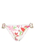 Cult Gaia floral-print bikini bottoms - White