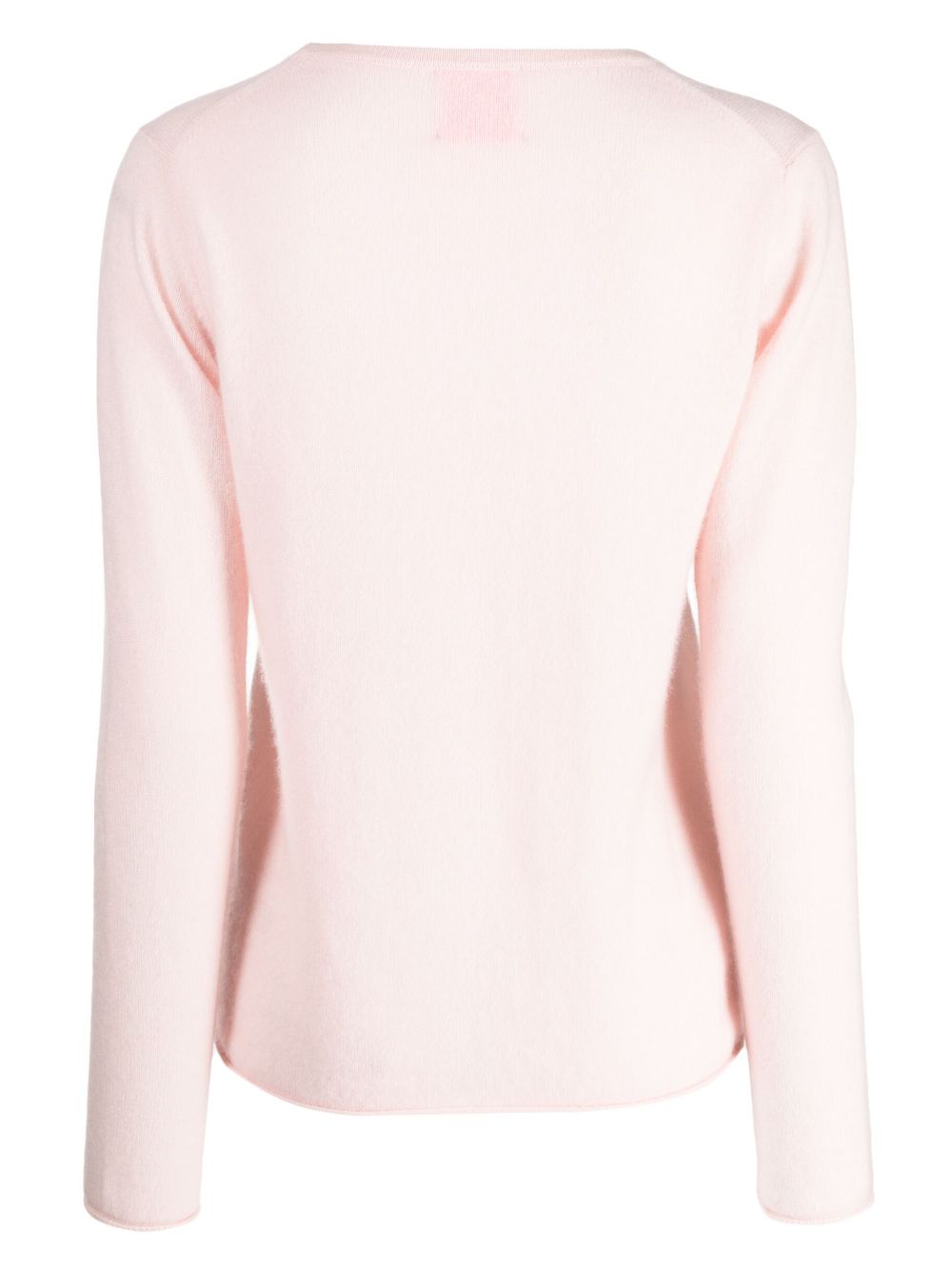 Shop Crush Cashmere Maya Crew-neck Cashmere Jumper In Pink