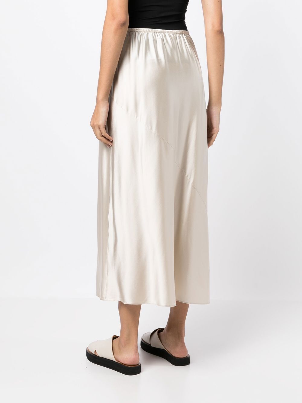 Eileen fisher clearance silk midi skirt