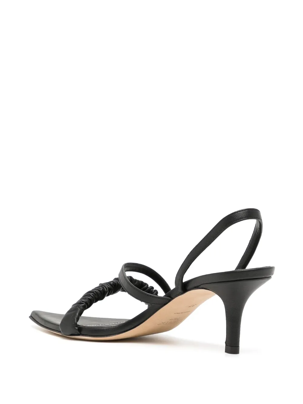  Elleme Chouchou Leather Sandals - Black 