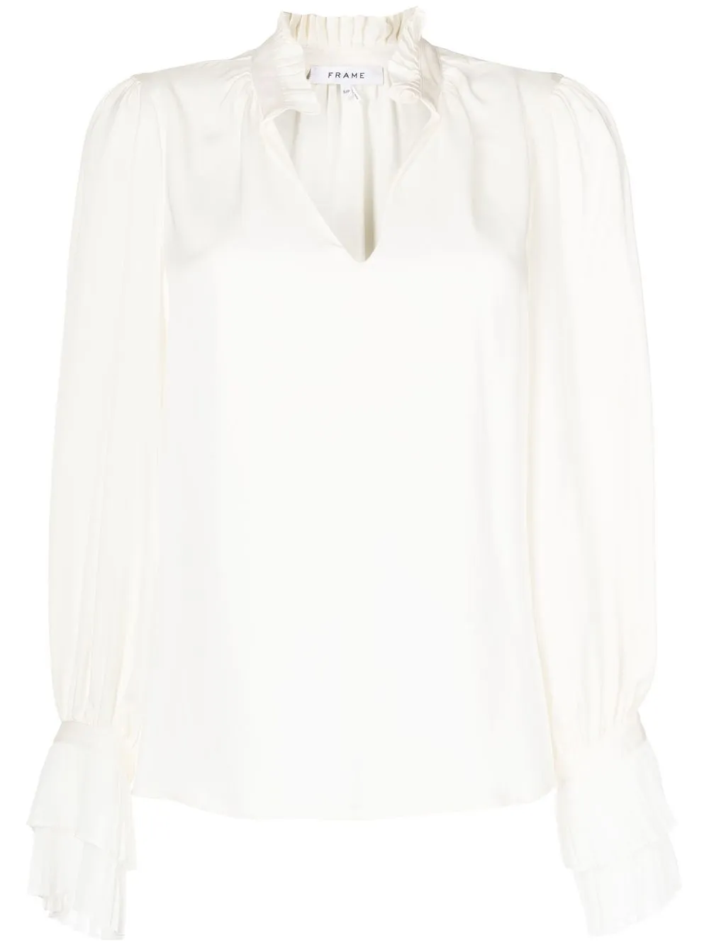 

FRAME blusa con volantes - Blanco