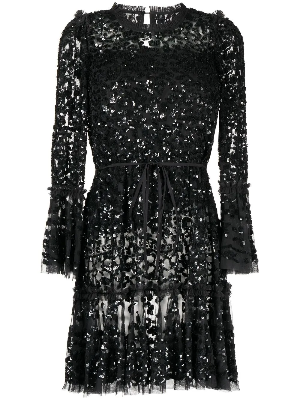 

Needle & Thread Annie sequin mini dress - Black