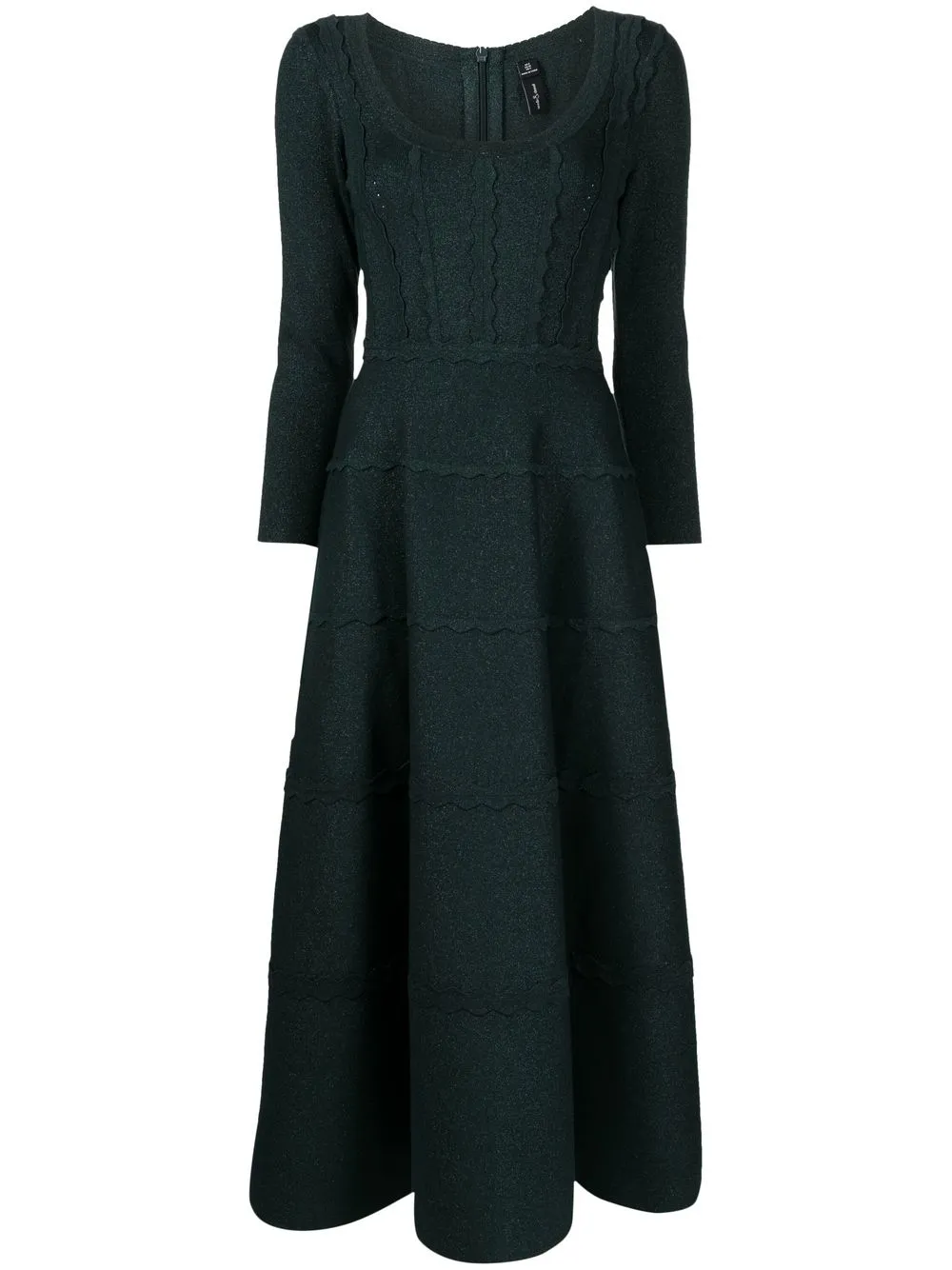 

Needle & Thread Shimmer Knit long-sleeved gown - Green