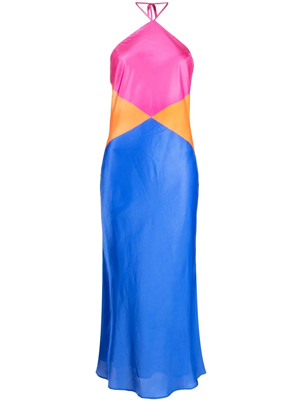 

Olivia Rubin Cassie colour-block midi dress - Multicolour