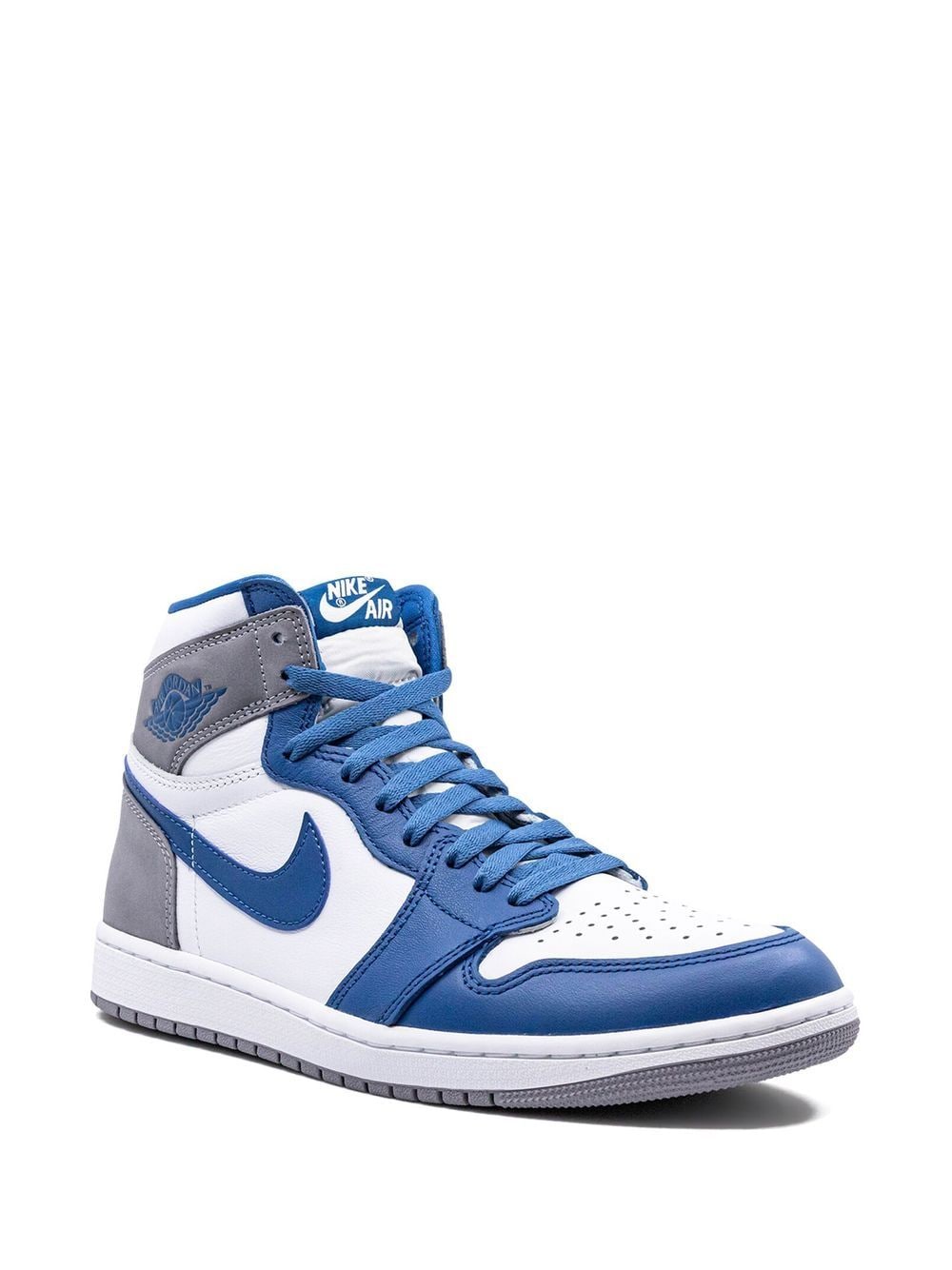 Shop Jordan Air  1 High Og "true Blue" Sneakers
