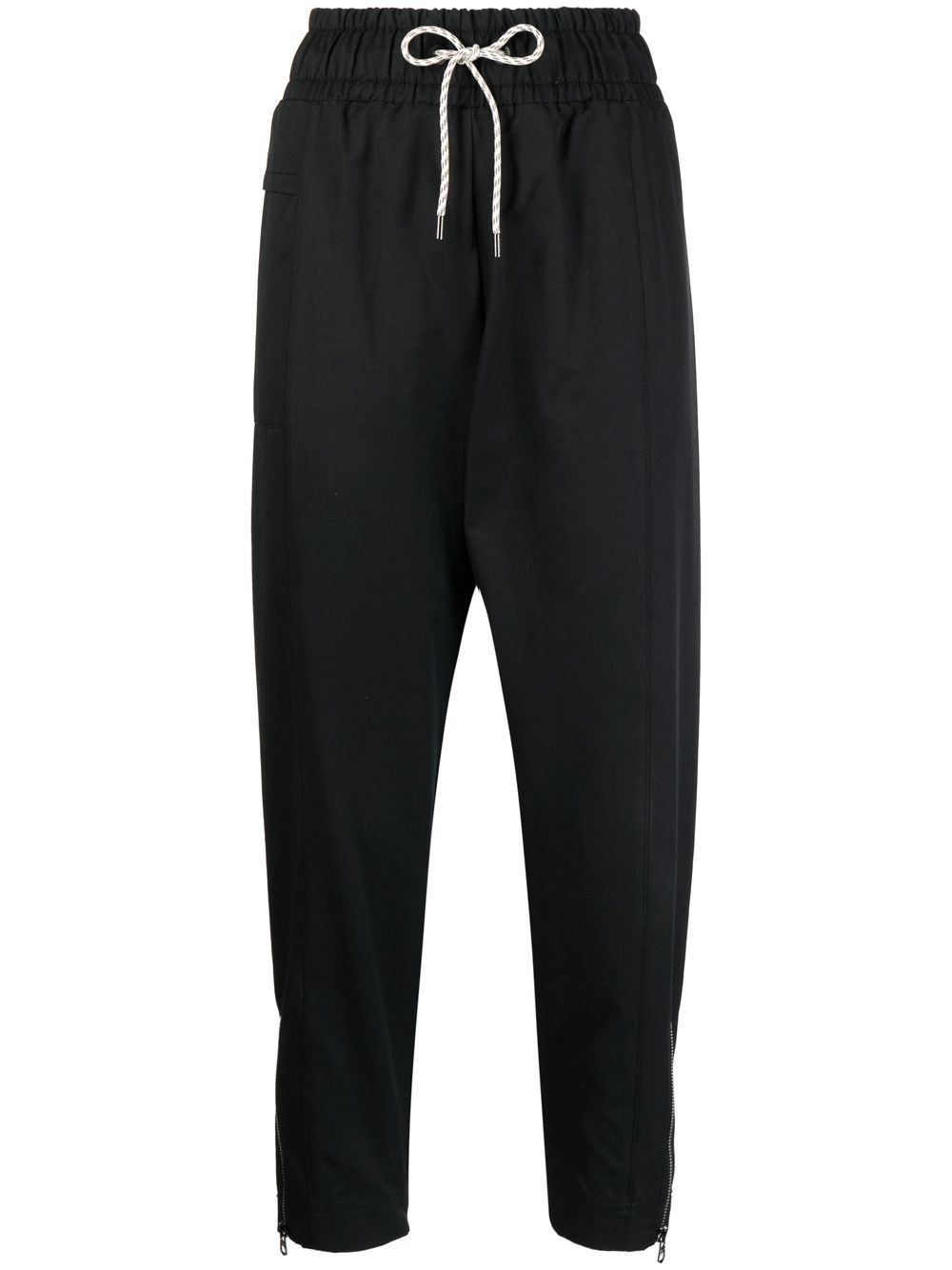 Varley Eastwood Zip Hem Cargo Trousers In Black | ModeSens