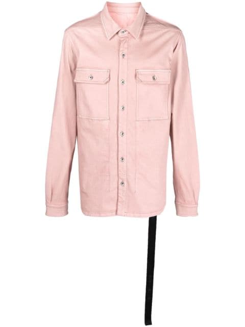 Rick Owens DRKSHDW 코튼 혼방 긴소매 셔츠 재킷