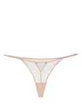 Kiki de Montparnasse Handcuff lace G-string - Pink