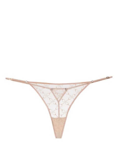 Handcuff lace G-string