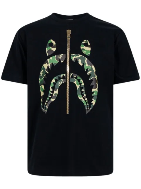 A BATHING APE® - ABC Camo Shark Black/Green T-shirt