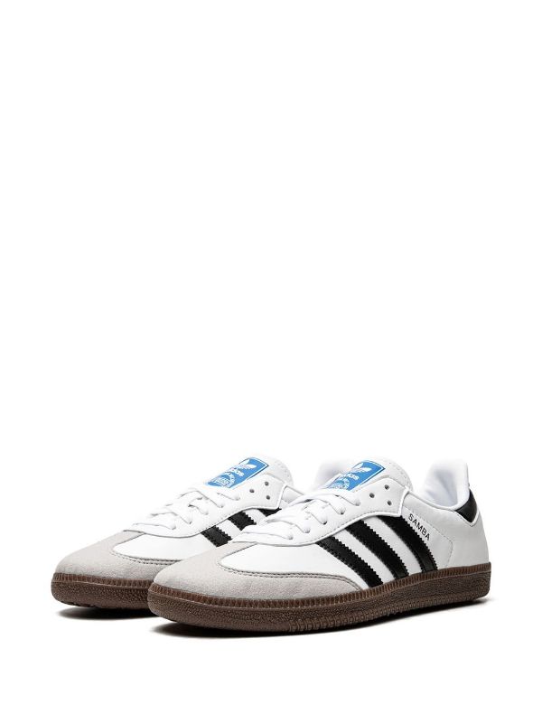 Adidas Samba Vegan White Gum Sneakers - Farfetch