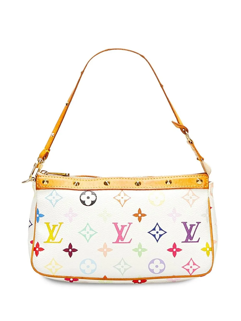 

Louis Vuitton 2003 pre-owned monogram multicolour Pochette Accessoires handbag - White