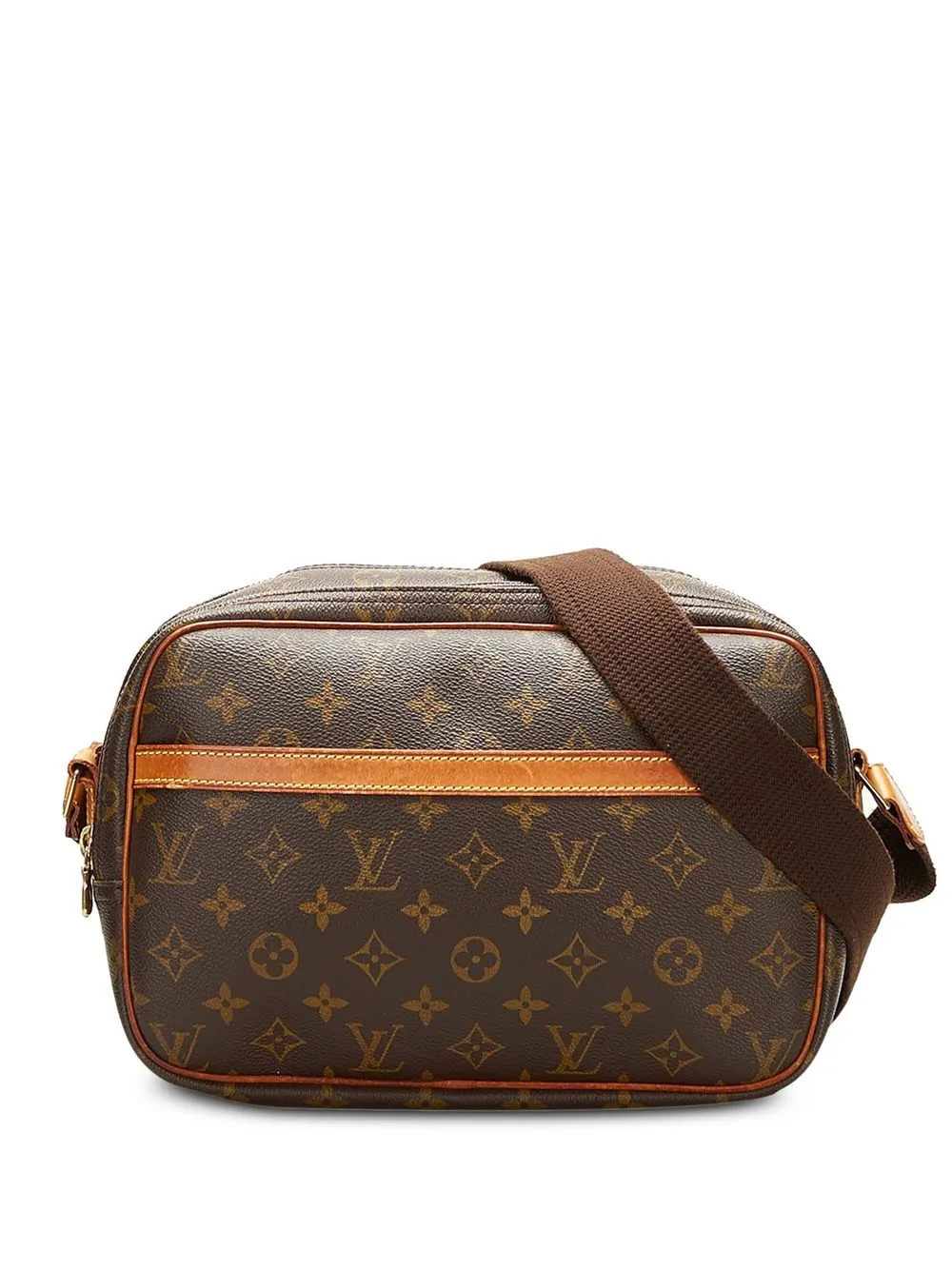 

Louis Vuitton 1999 pre-owned monogram Reporter PM crossbody bag - Brown