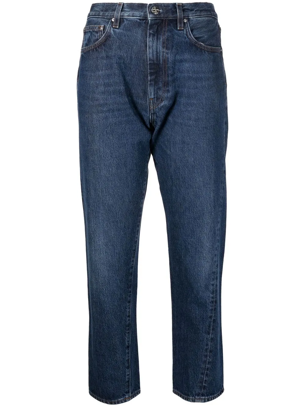 

TOTEME high-waist straight-leg jeans - Blue