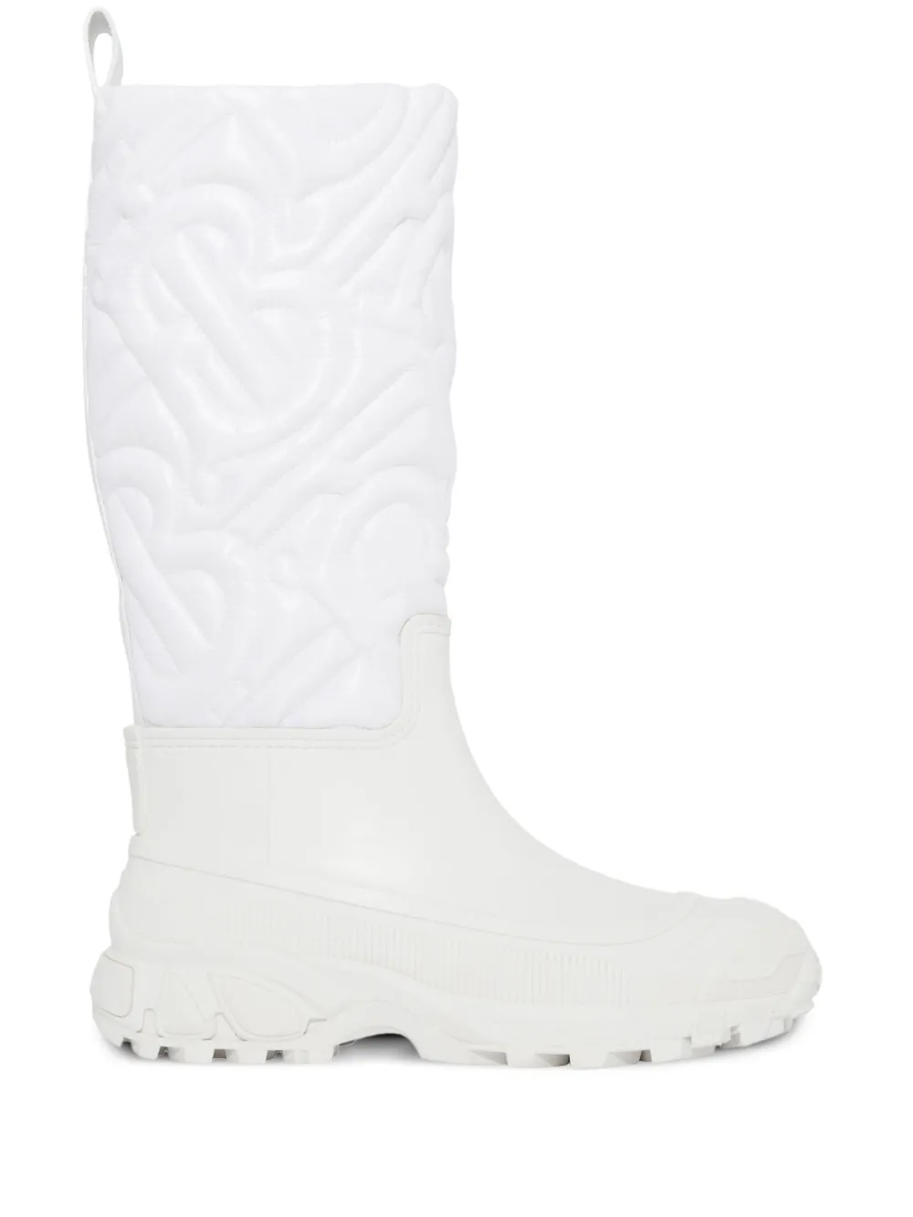 Burberry rain boots mens white online