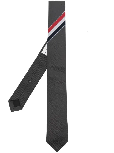 Thom Browne 4-Bar stripe silk tie