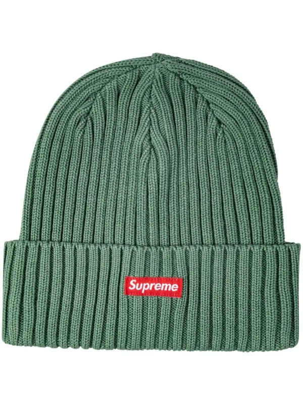 Supreme Overdyed Ribbed Beanie Olive-