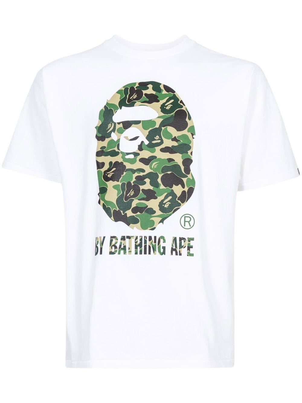 a bathing ape® t-shirt abc camo by bathing ape - blanc