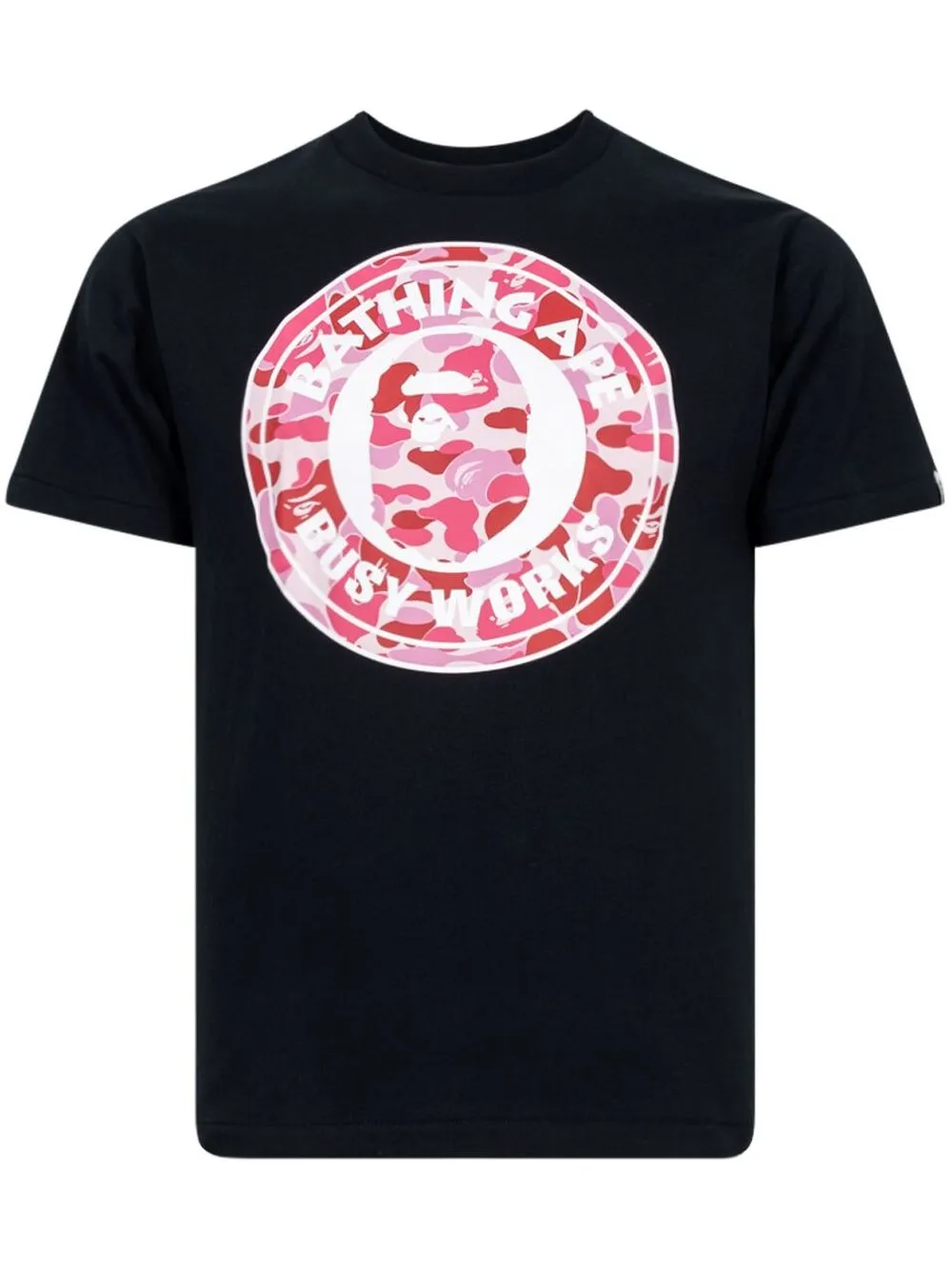 A Bathing Ape Abc Camo Busy Works T-shirt In Black