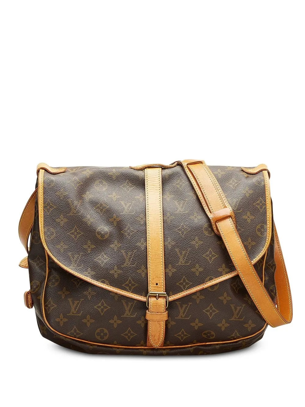 

Louis Vuitton pre-owned monogram Saumur 35 crossbody bag - Brown