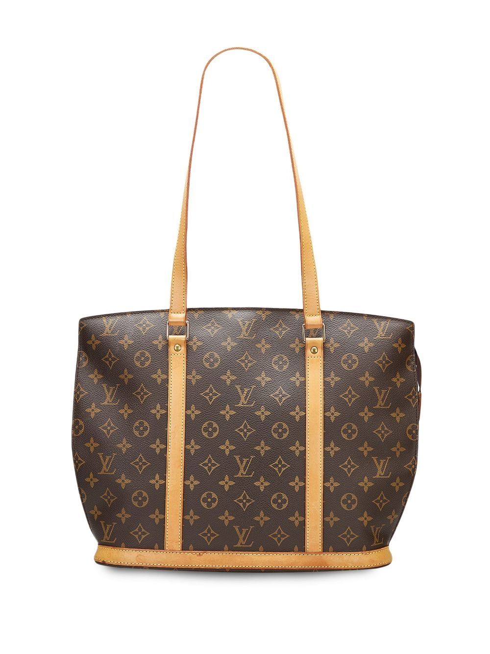 Pre-owned Louis Vuitton 1998  Monogram Babylone Tote In Brown