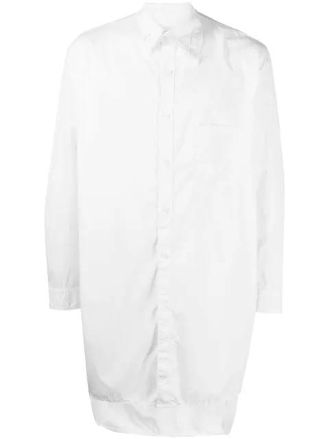 Yohji Yamamoto collar-detailed cotton shirt