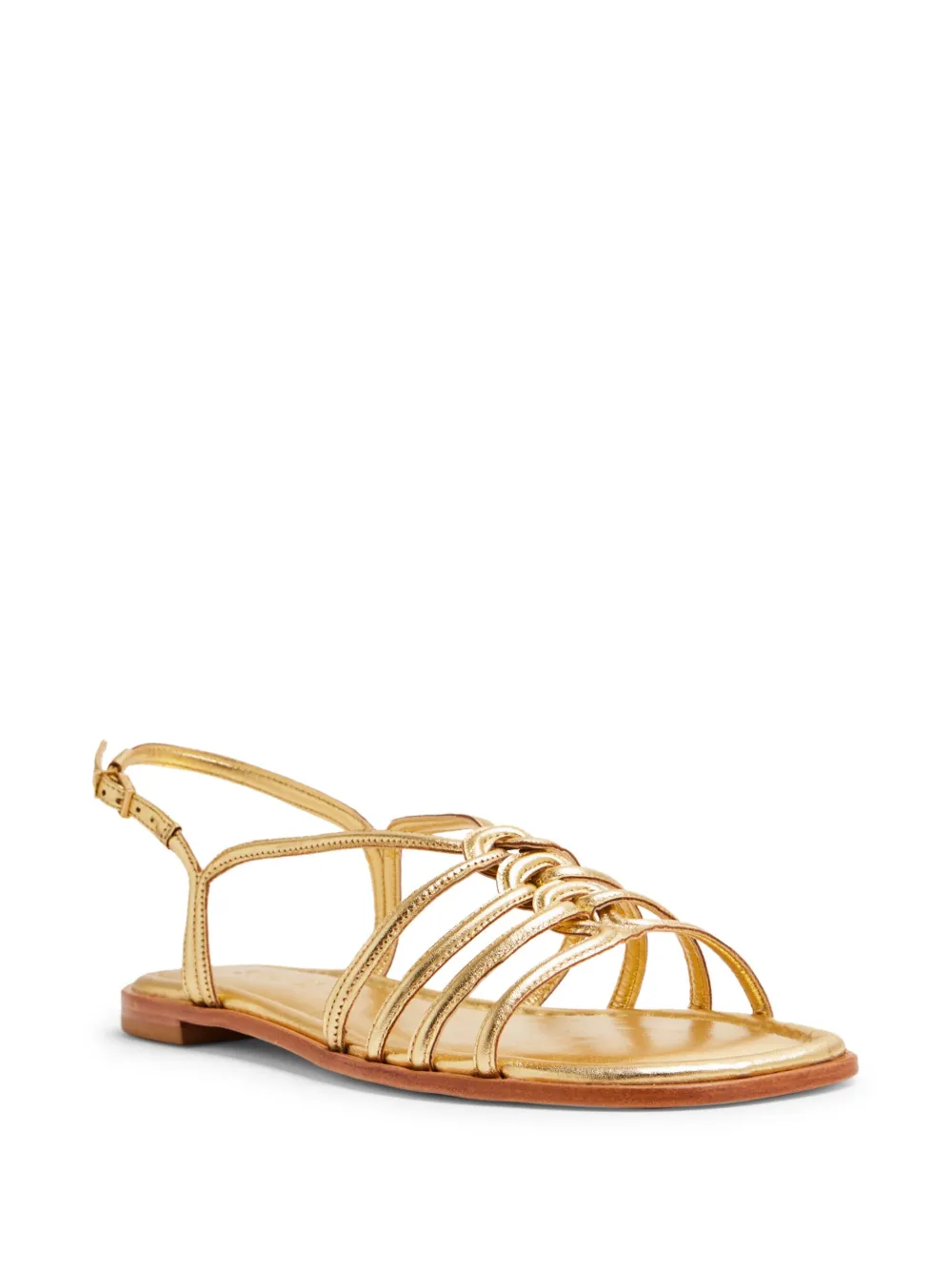 Schutz Leren sandalen - Goud