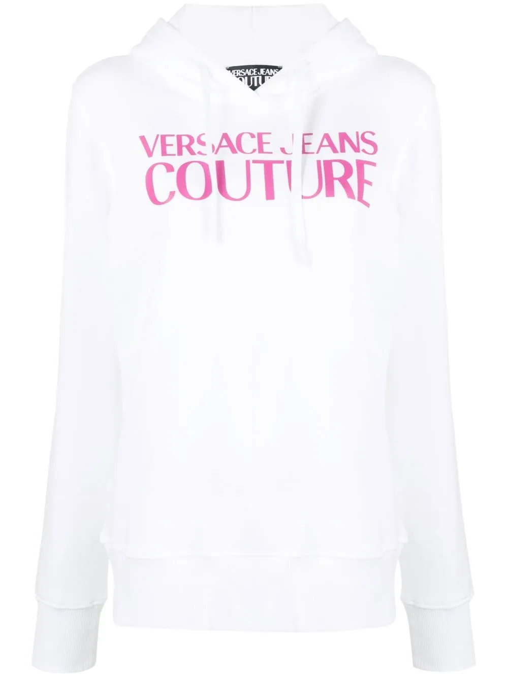 

Versace Jeans Couture hoodie con logo estampado - Blanco