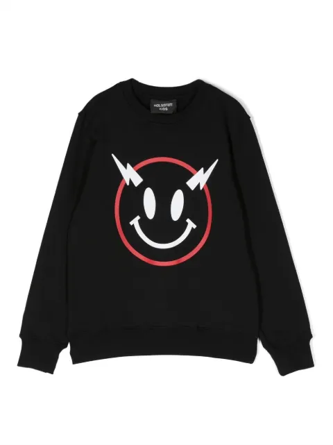 Neil Barrett Kids graphic-print cotton sweatshirt
