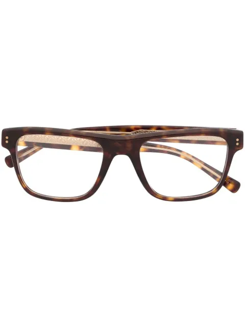 Dolce & Gabbana Eyewear tortoiseshell-effect square-frame glasses