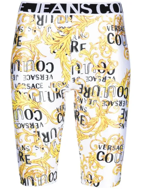 Versace Jeans Couture baroque pattern-print shorts