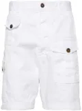 DSQUARED2 logo-tag chino shorts - White