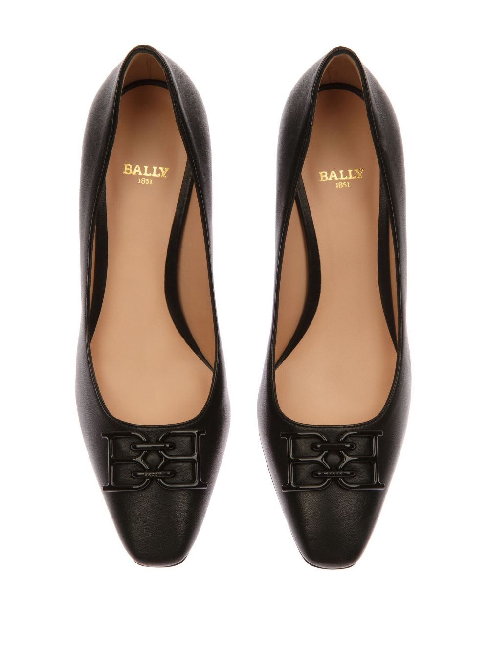 Bally Evanca square-toe Leather Pumps - Farfetch