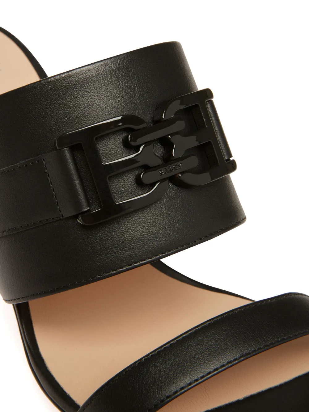 Bally Elia 65mm logo-lettering sandals - Zwart