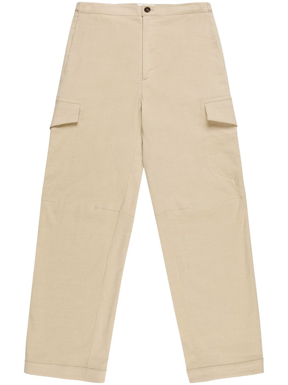 Bally Beige Straight-fit Cargo Pants In Lido 50