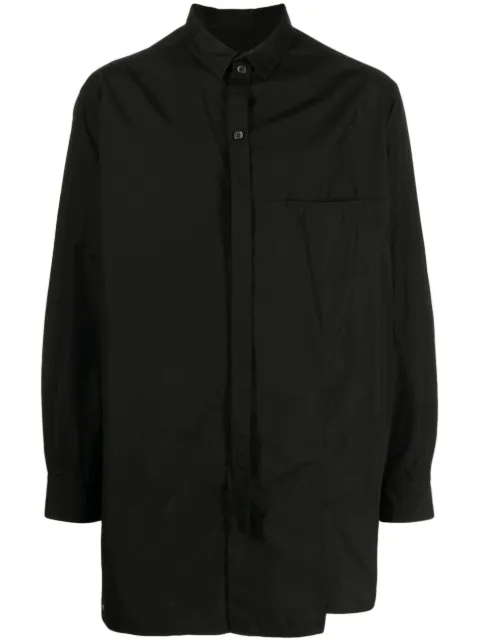 long-sleeve cotton shirt