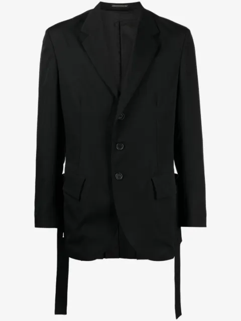 Yohji Yamamoto single-breasted wool blazer