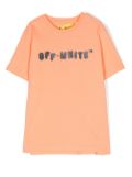 Off-White Kids logo-print T-shirt - Orange