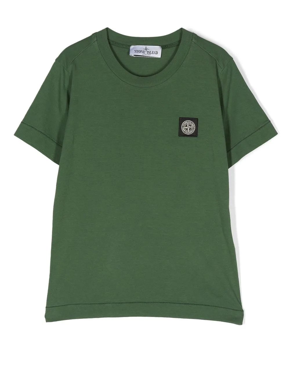 

Stone Island Junior logo patch short-sleeve T-shirt - Green