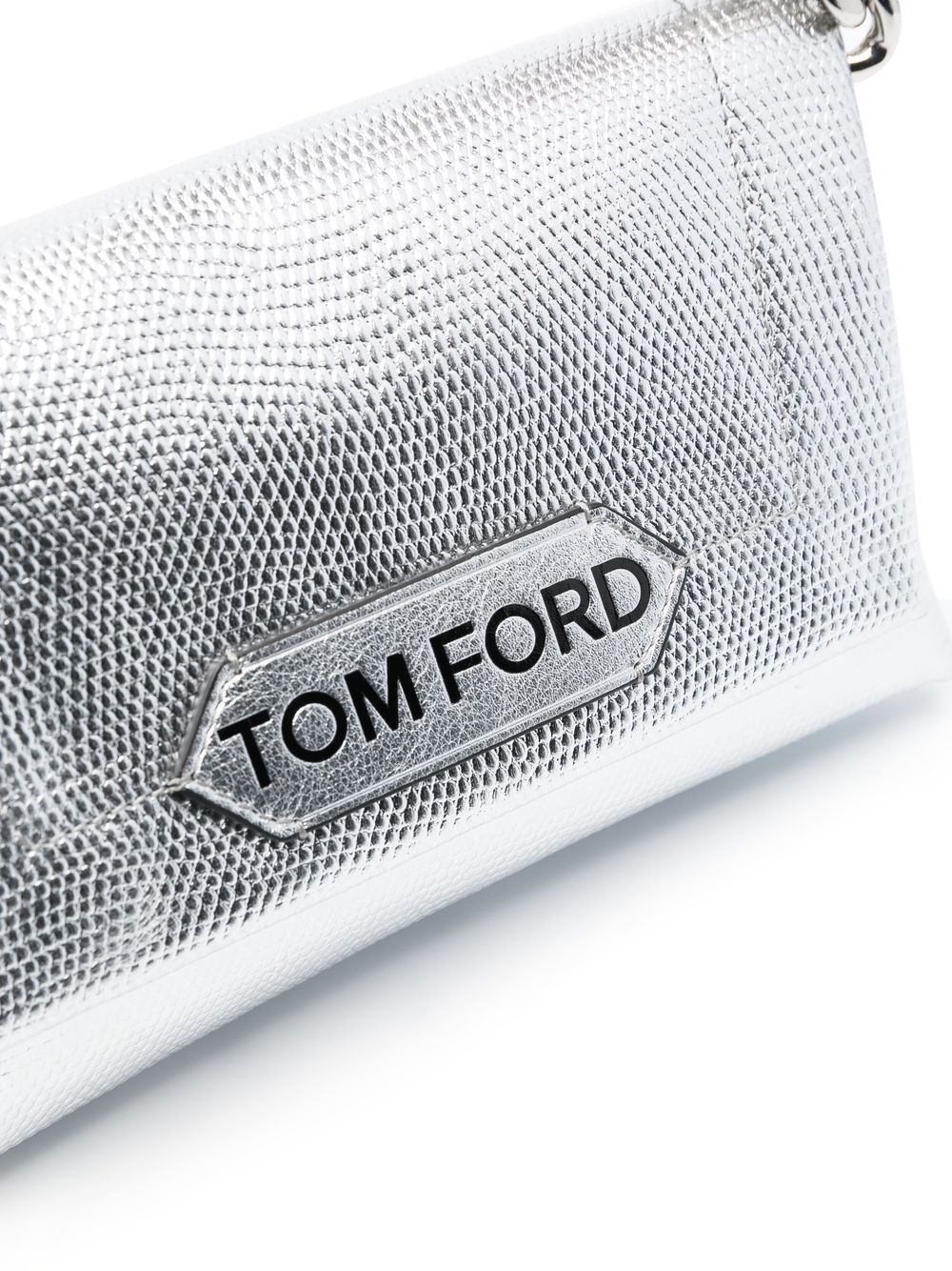 TOM FORD Metallic logo-patch Bag - Farfetch