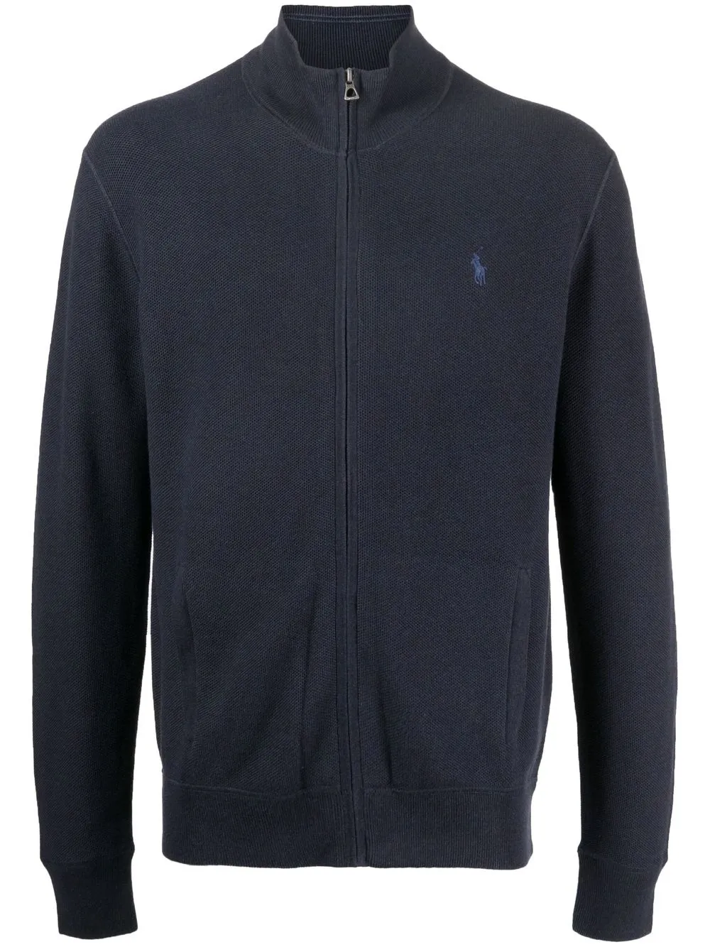 

Polo Ralph Lauren chamarra con cuello de tortuga y logo bordado - Azul
