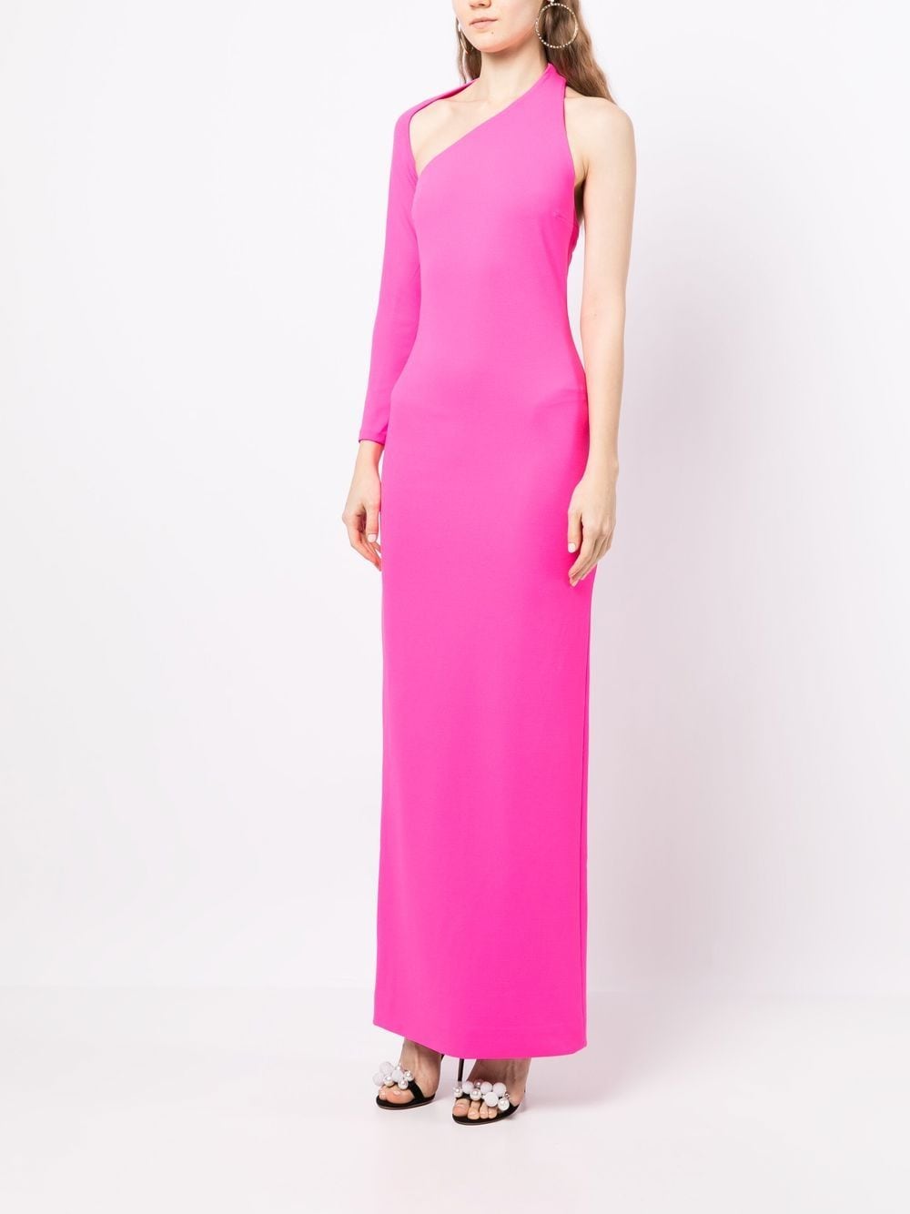 Solace London Saren Maxi Dress In Pink | ModeSens