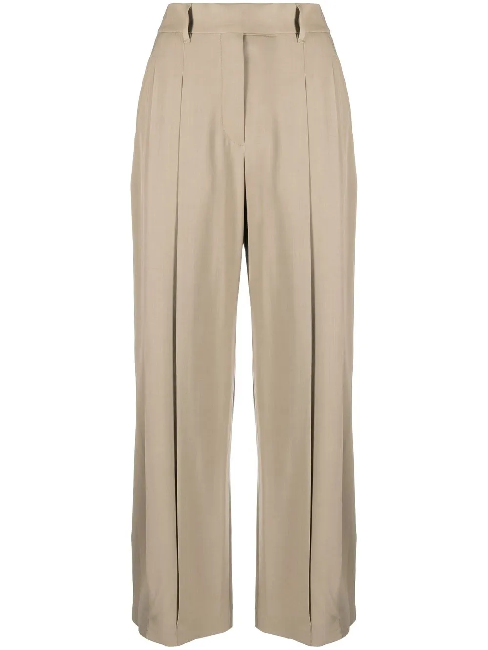 

Brunello Cucinelli wide-leg tailored trousers - Neutrals