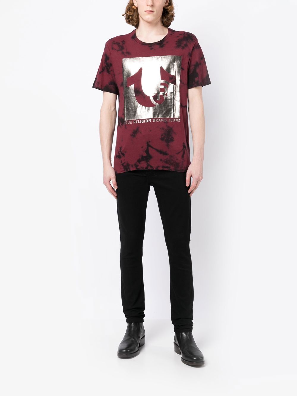 True Religion T-shirt met print - Rood