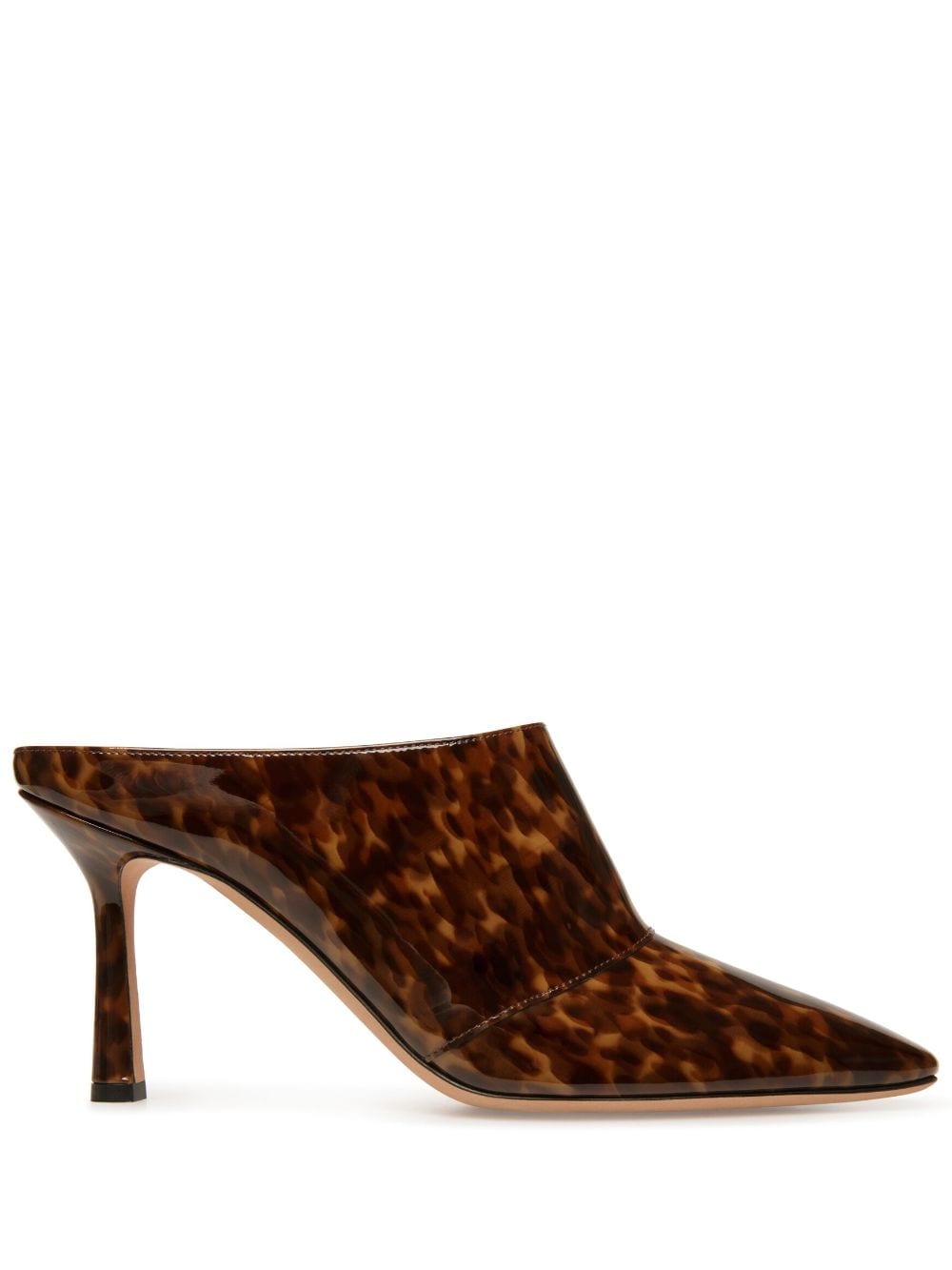 Bally Nadine 85mm patent leather pumps - Brown
