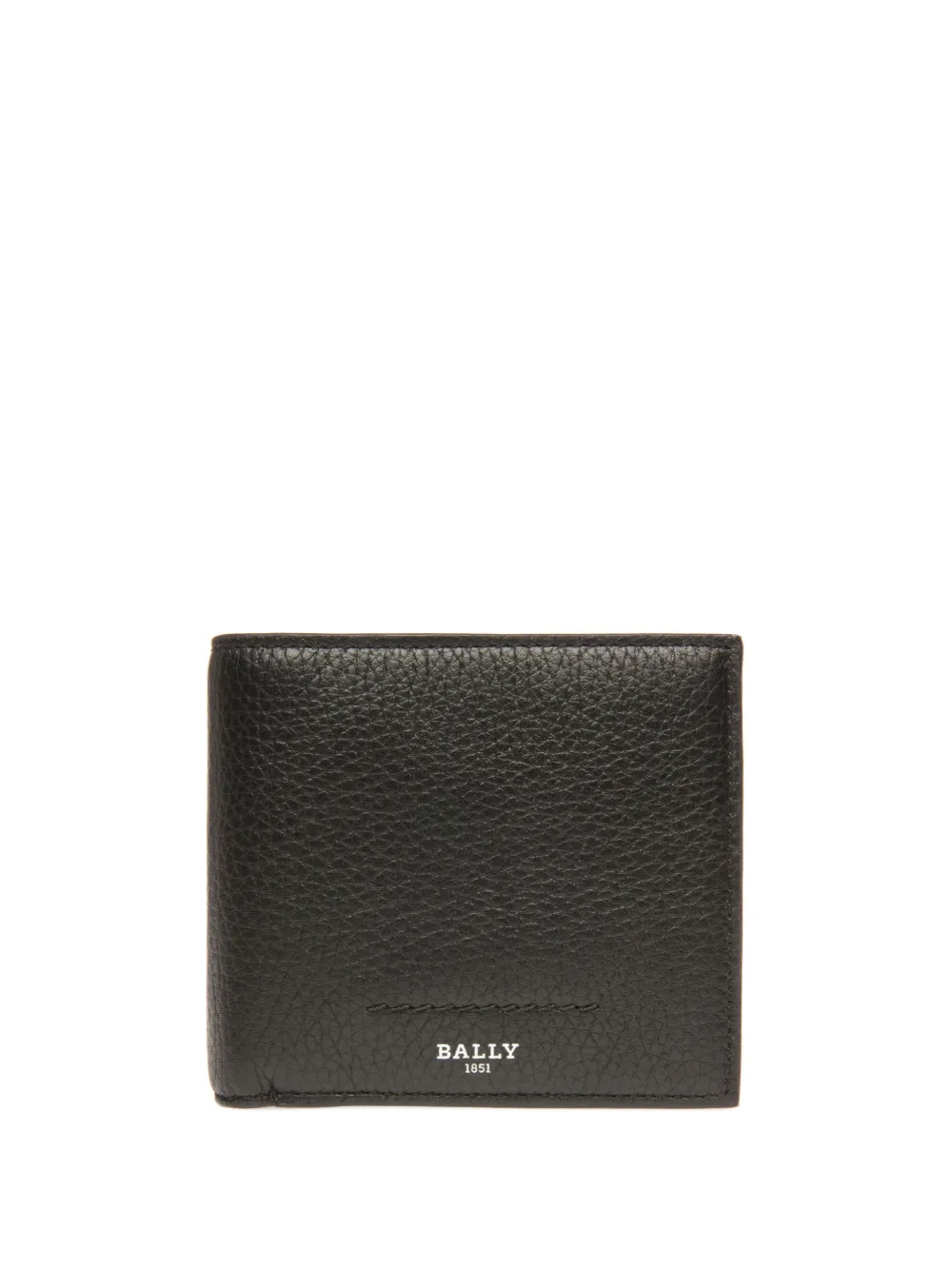 Bally Scrasai leather logo-print wallet - BLACK+PALLADIO
