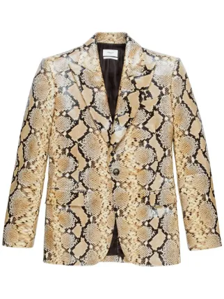 Snakeskin blazer men outlet