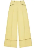 Bally silk tailored trousers - Yellow