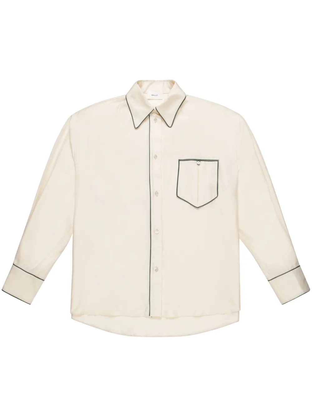 Bally camisa de seda | neutro | Image 1
